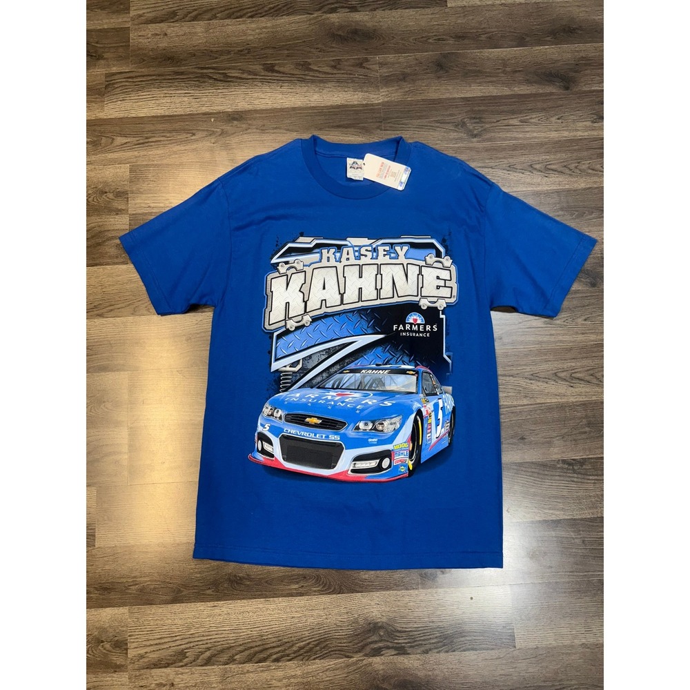 NASCAR Kasey Kahne Farmers Insurance #5 Hendrick Motorsports Blue T-Shirt Large